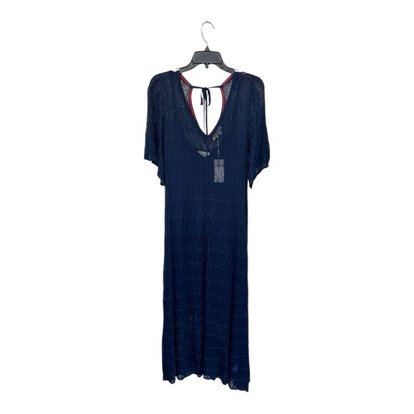 NWT Boden | Glorious British Style Navy Blue Pointelle Knitted Midi Dress 12 - Picture 6 of 13
